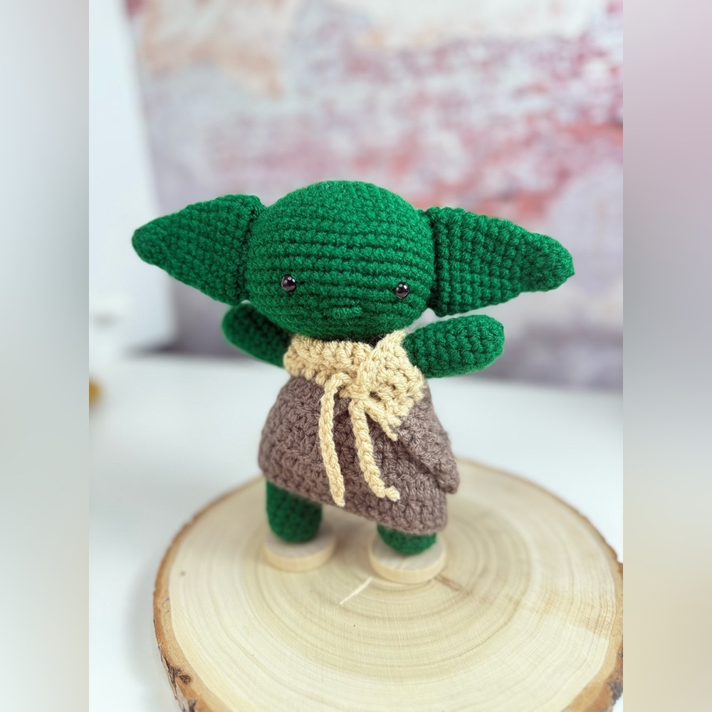 Baby Yoda Baby Grogu Handmade Amigurumi Doll
